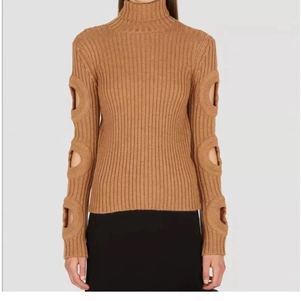 J. W. Anderson Cutout Sleeve Turtleneck Sweater